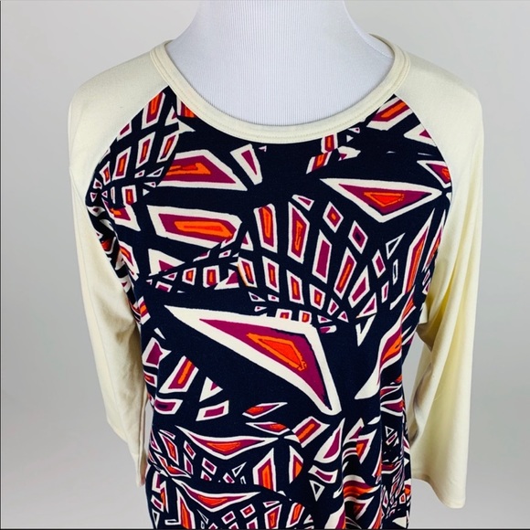 Lula Roe Baseball Tee Randy - Picture 2 of 4